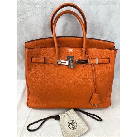 Hermes Birkin 35 orange